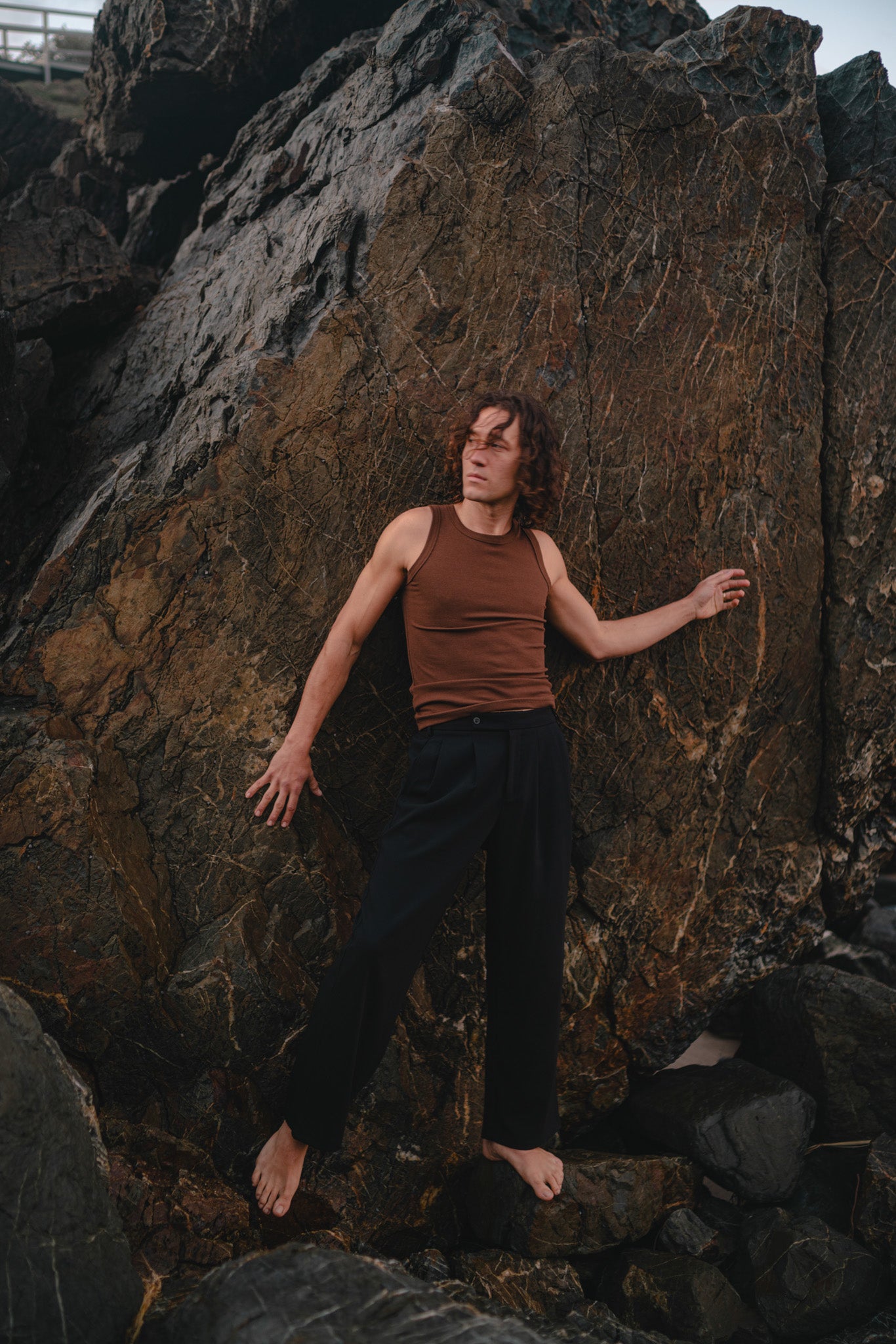 Everyday pleated pants