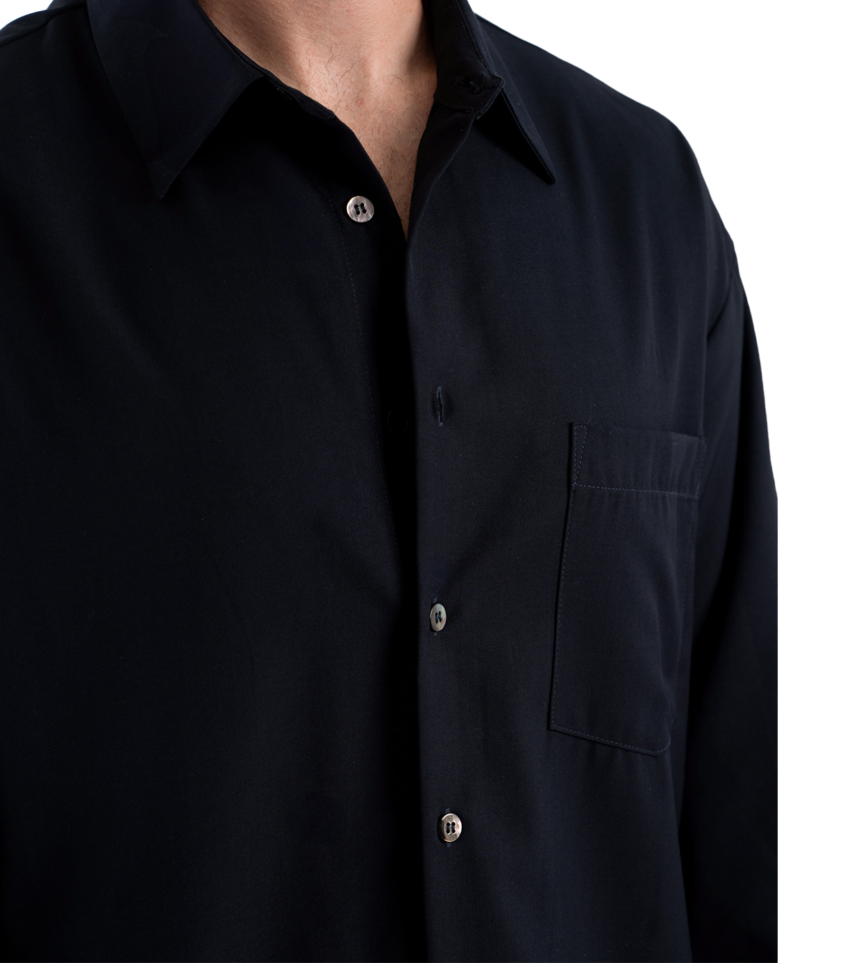 Midnight blue button up