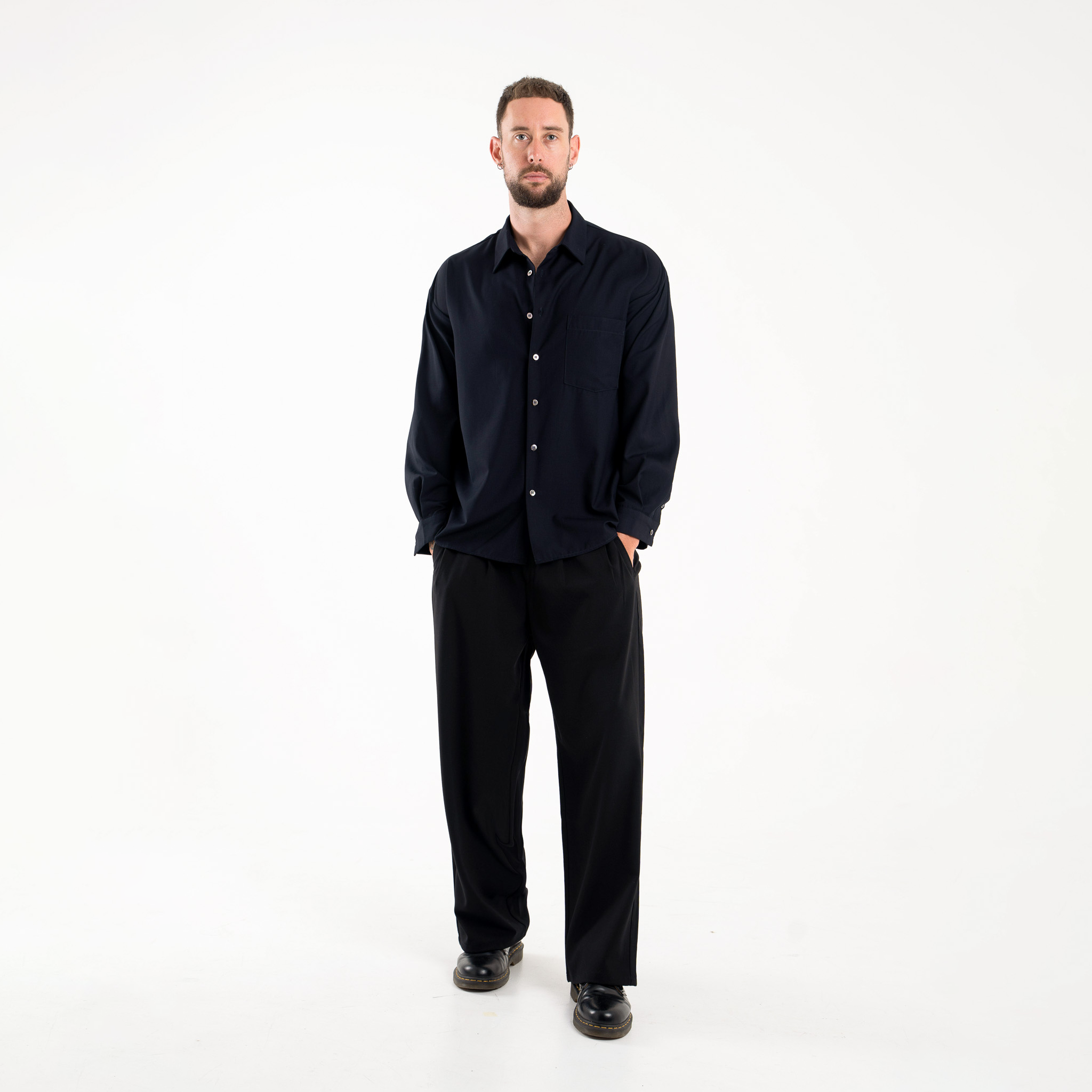 Everyday pleated pants