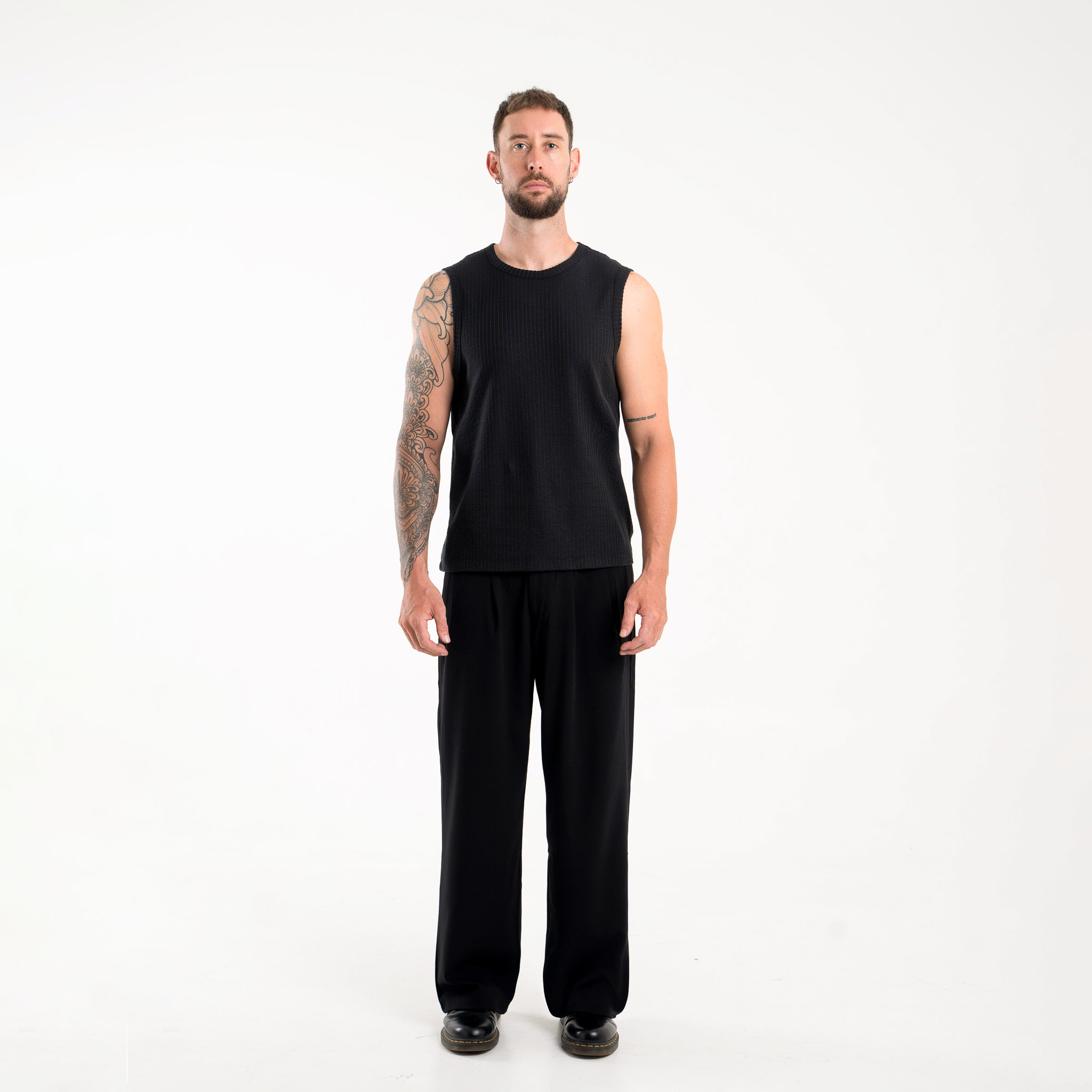 Textured navy tank